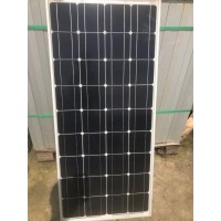 单晶100w光伏板 二手太阳能电池板 充18v电瓶 家用户外光伏发电板