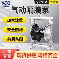 压滤机隔膜泵 污水胶水泵QBY-15/25/40 304/316不锈钢气动隔膜泵