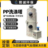 塑料净化塔工业酸碱除尘聚丙烯阻燃喷淋塔 废气处理设备PP洗涤塔