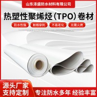 热塑性聚烯烃TPO高分子防水卷材 tpo防水卷材建筑防水工程材料