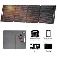 18V 太阳能电池板光伏发电板家用户外露营折叠便携200W太阳能板