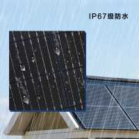 隆基550W双玻双面太阳能板 光伏板组件家用屋顶 并网发电系统组件
