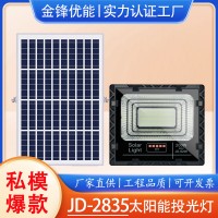 JD太阳能灯户外照明庭院灯家用太阳能投光灯LED防水感应路灯厂家